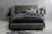 Sienna Leather Bed - Carbon Grey - Queen Queen Size Beds - 4