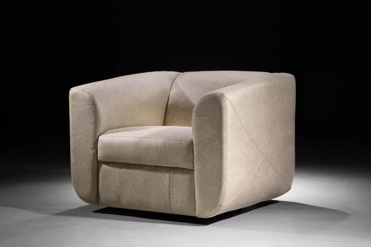 Winslow Swivel Armchair - Sandstone Armchairs - 1