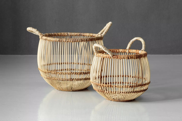 Kadoma Basket - Set of 2 Baskets & Storage - 1
