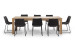Montreal Halo 8-Seater Dining Set (2.4m) - Ebony 8-Seater Dining Sets - 2