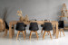 Vancouver Atom 8-Seater Dining Set - 2.4m - Matte Black 8-Seater Dining Sets - 2