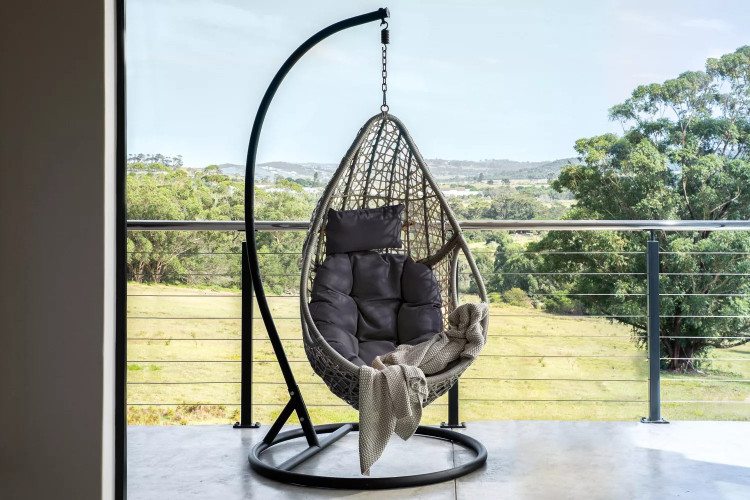 Addilyn Hanging Chair - Charcoal Hanging Chairs - 2