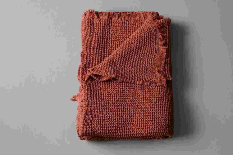 Avaria Throw - Terracotta Throws - 1