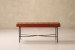 Connery Leather Bench - Bourbon Benches - 2