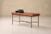 Connery Leather Bench - Bourbon Benches - 3
