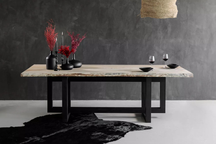 Dax Live Edge Dining Table Dining Tables - 2
