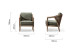 Lucille Armchair - Carbon Armchairs - 10