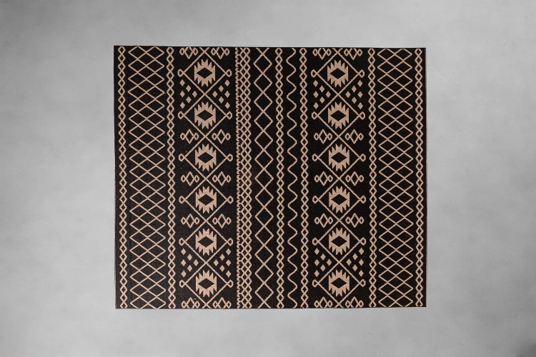 Ziyah Patio Rug - Black - Medium Patio Rugs - 1