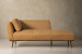 Dover Leather Chaise - Taupe Living Room Furniture - 2