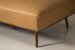 Dover Leather Chaise - Taupe Living Room Furniture - 9