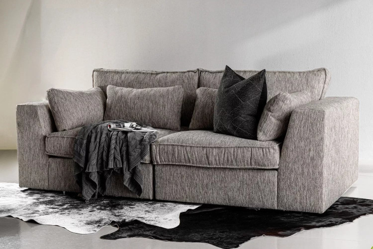 Galloway Modular 3-Seater Couch - Platinum 3 - Seater Couches - 1
