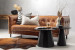 Edison 3-Seater Leather Couch - Vintage Tan Leather Couches - 3