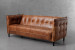Edison 3-Seater Leather Couch - Vintage Tan Leather Couches - 4