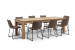 Montreal Halo 8-Seater Dining Set (2.4m) - Ginger 8-Seater Dining Sets - 6