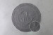 Lakota Round Outdoor Rug - Large - Graphite Patio Rugs - 1
