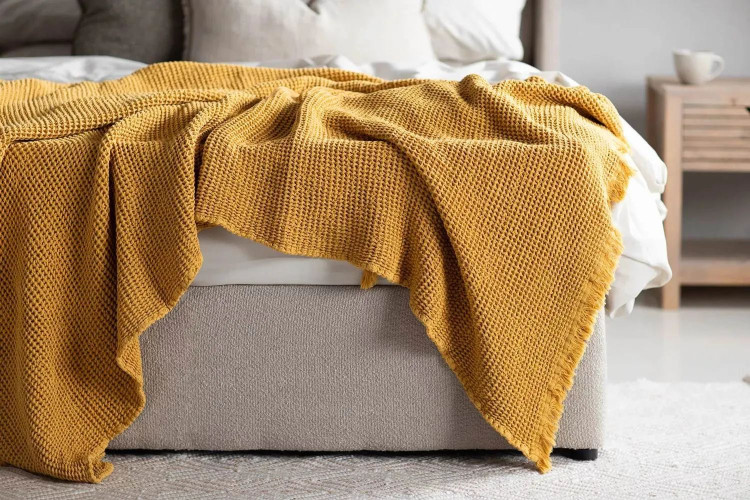 Avaria Throw - Mustard Throws - 2