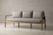 Mayfair Patio 3-Seater Couch - Greywash & Grey Patio Lounge - 3