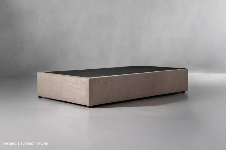 Zoey Bed Base - Three Quarter - Everest Stone Bed Bases - 1