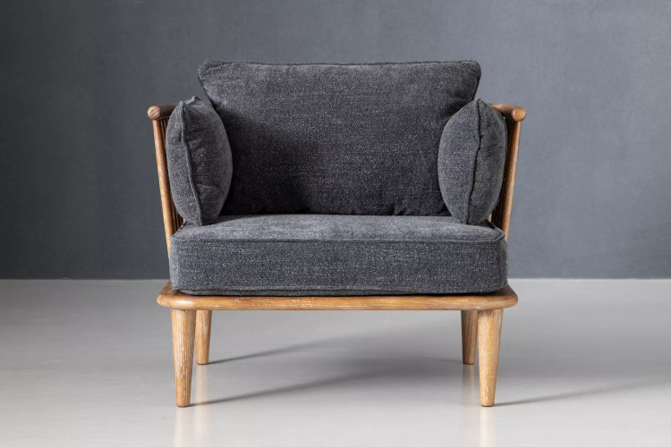 Vesta Armchair - Ebony Armchairs - 1