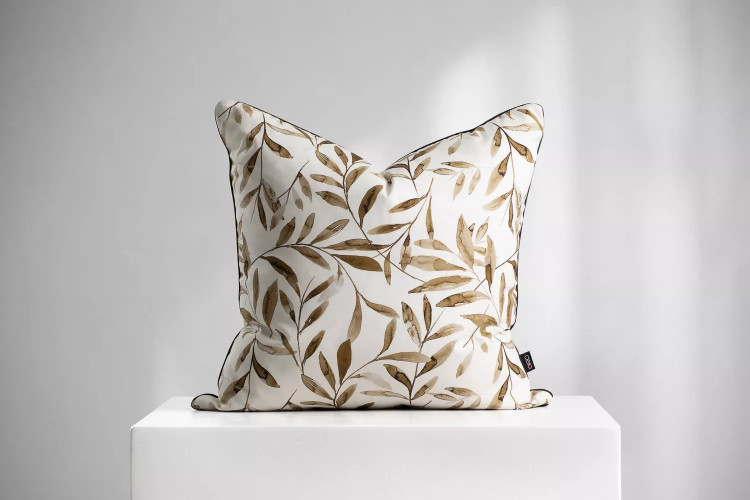 Alfresco Leaves Natural - Duck Feather Scatter Cushion Patio Scatter Cushions - 1