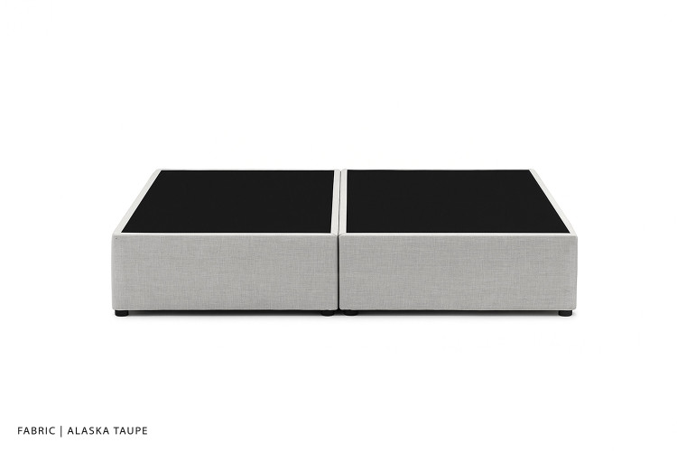 Zoey Bed Base - King - Alaska Taupe Bed Bases - 1