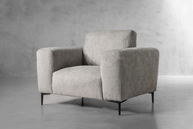 Horton Armchair - Dove Grey Fabric Armchairs - 2