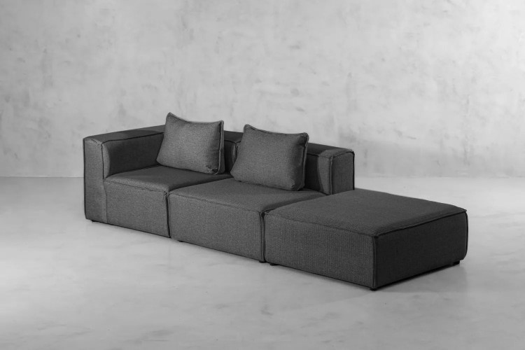 Montclair Modular Open 3-Seater Couch - Shadow 3 - Seater Couches - 1