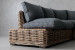 Panama Corner Patio Lounge Set - Slate Corner Patio Lounge Set - 14