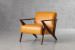 Melrose Leather Armchair - Amber Armchairs - 8