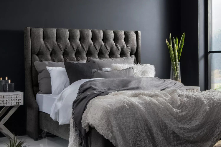 Madison Bed - Queen - Everest Titanium Queen Size Beds - 1