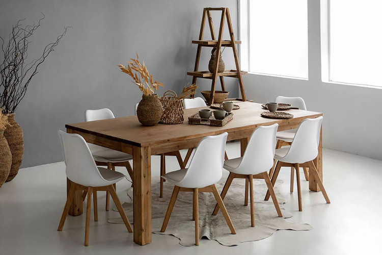 Vancouver Atom 8-Seater Dining Set - 2.4m - White 8-Seater Dining Sets - 1