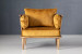 Vesta Velvet Armchair - Mustard Armchairs - 2