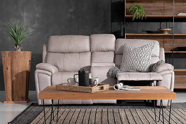 Ossian Cinema Recliner Set - Sandstone Recliner Sets - 1
