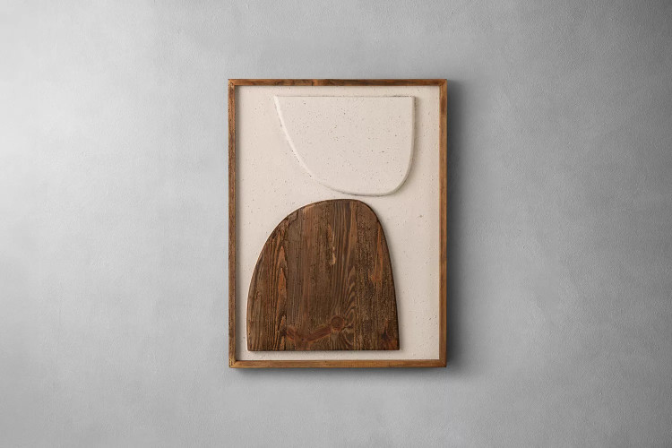 Achilles Wall Art - White & Natural 3D Wall Art - 1