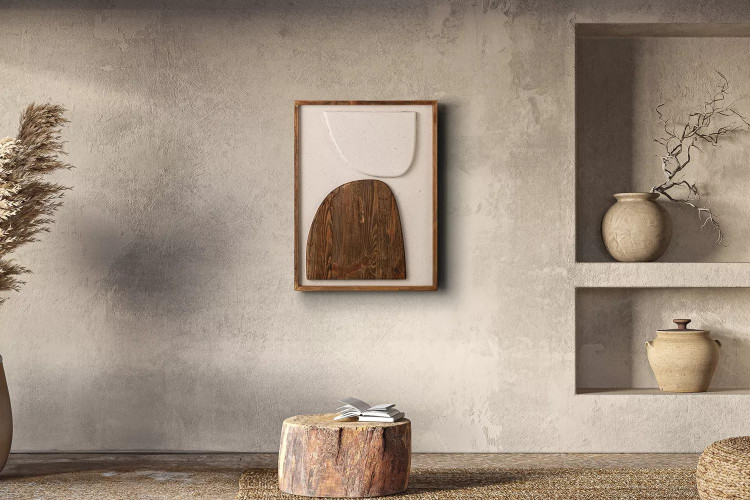 Achilles Wall Art - White & Natural 3D Wall Art - 1