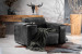 Jagger Leather Armchair - Lead Leather Armchairs - 1