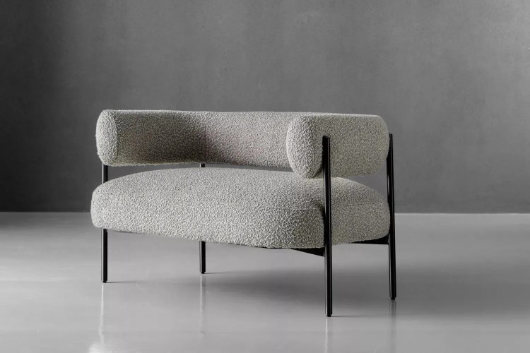 Harlow Loveseat - Mist Fabric Armchairs - 6