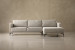 Hayden L-Shape Couch - Stormy Haze Fabric Corner Couches - 3