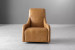 Vesper Leather Swivel Armchair - Sahara Armchairs - 5
