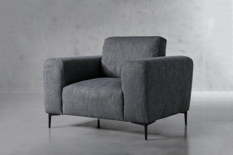 Horton Armchair - Storm Fabric Armchairs - 2