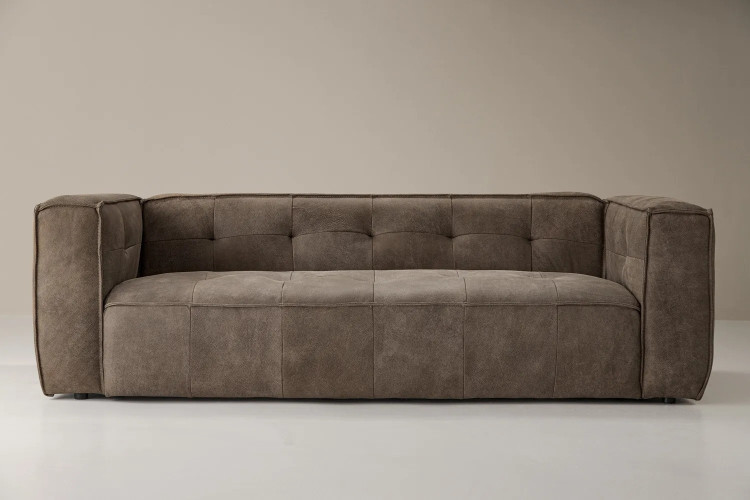 Brenvor 3-Seater Leather Couch - Dune 3 - Seater Couches - 1