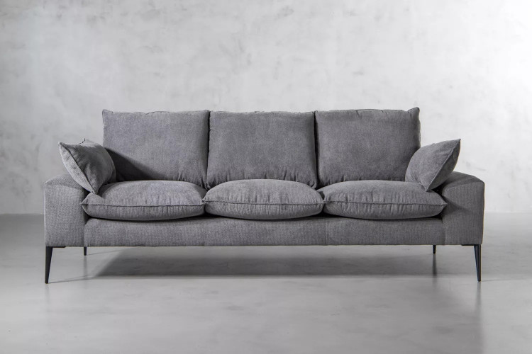 Clapton 3-Seater Couch - Slate 3 Seater Fabric Couches - 1