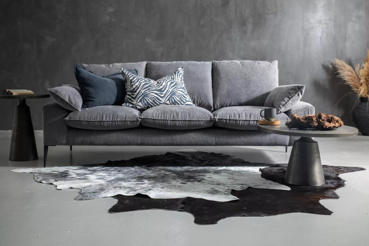 Clapton 3-Seater Couch - Slate 3 Seater Fabric Couches - 1