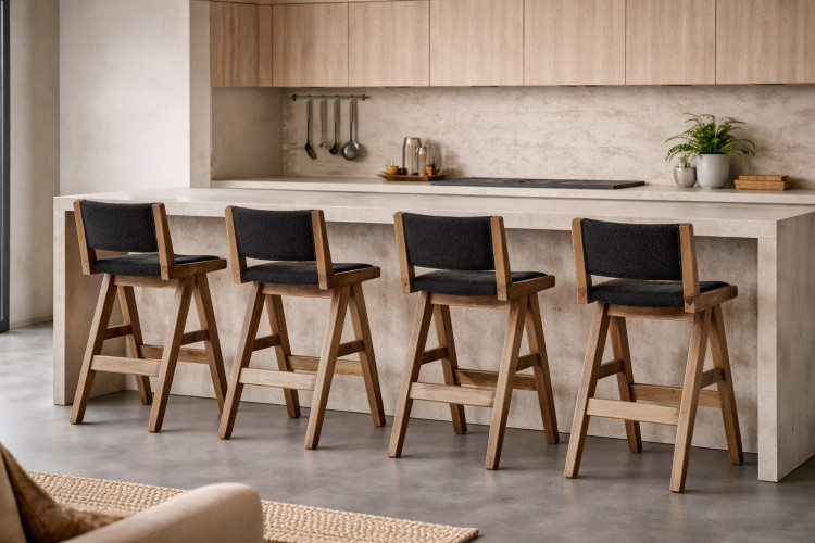 Sandor Counter Bar Chair - Onyx Bar & Counter Chairs - 1