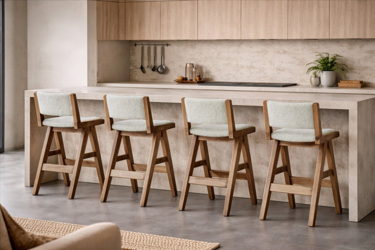 Sandor Counter Bar Chair - Stone Bar & Counter Chairs - 1