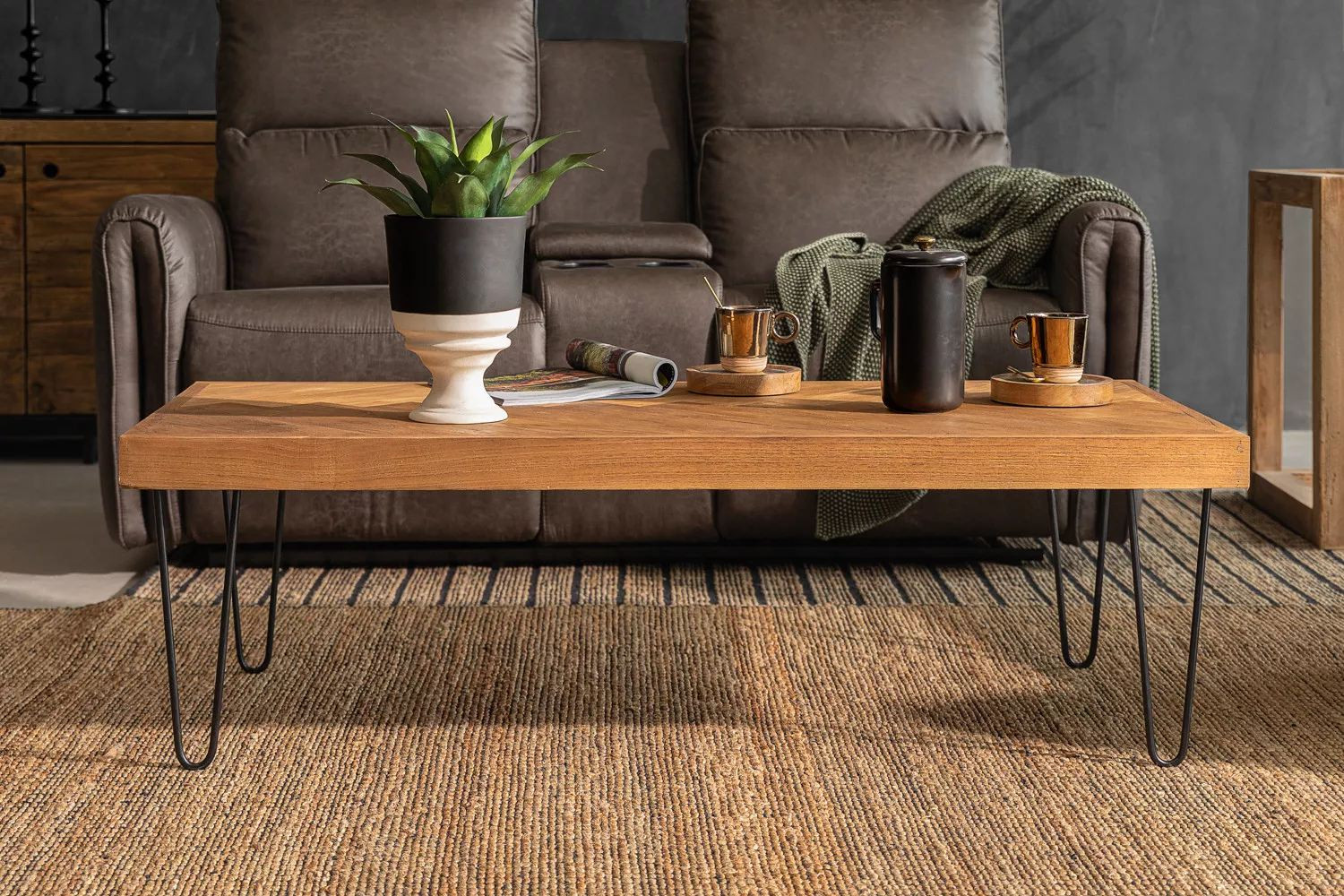 Dercetas Herringbone Coffee Table For Sale | Cielo