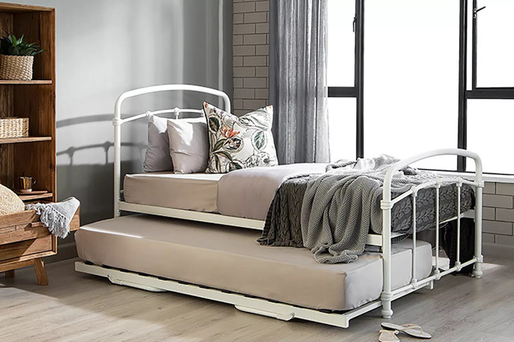 Larissa Bed Complete - White Kids Beds - 1