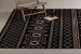 Ziyah Patio Rug - Black Patio Rugs - 4