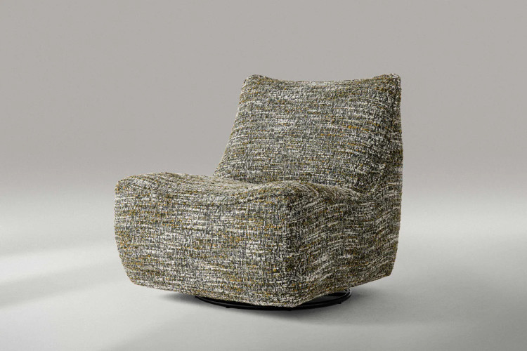 Baxton Swivel Chair - Forest Storm Occasional Chairs - 1