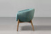 Lennon Velvet Dining Chair - Teal Lennon Dining Chair Collection - 5